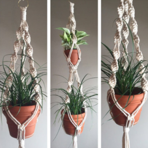 DIY Macramé plant hangers
