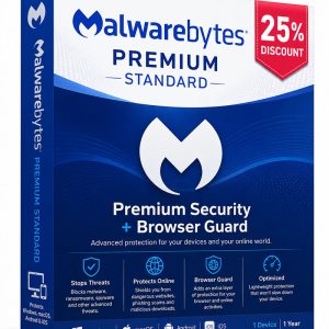 25% off Malwarebytes Premium Standard coupon code
