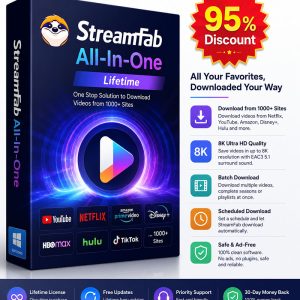95% Off StreamFab All in One Lifetime coupon code