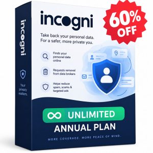60% Off Incogni Unlimited Annual Plan coupon code