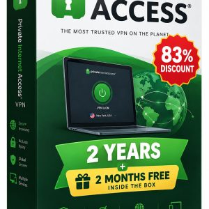 83% Off Private Internet Access VPN promo code for 2 years plan