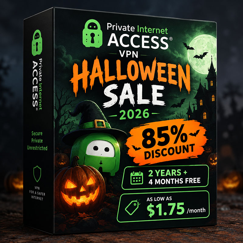 85% Off PIA VPN Halloween Sale 2026