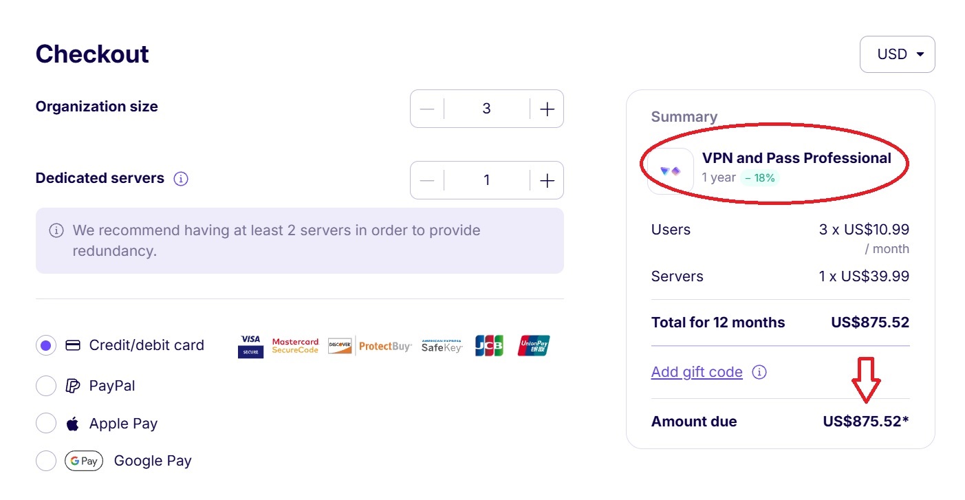 18% Off Proton VPN and Pass Professional Discount Checkout Verification