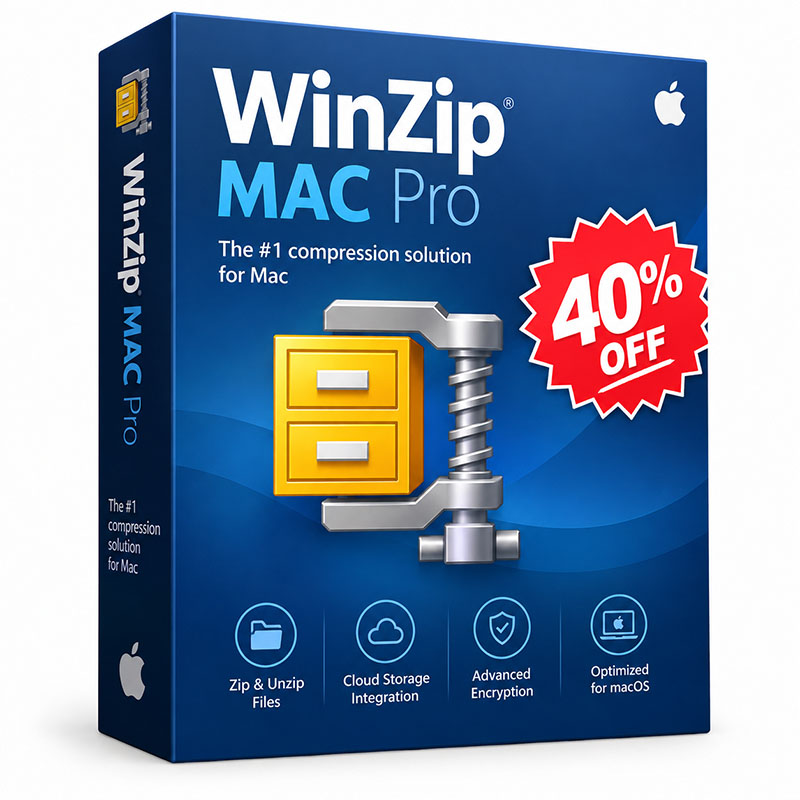 40% Off WinZip Mac Pro Discount Code